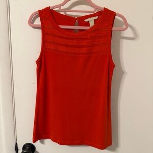 Banana Republic Women's Sleeveless Orange Top Size Small